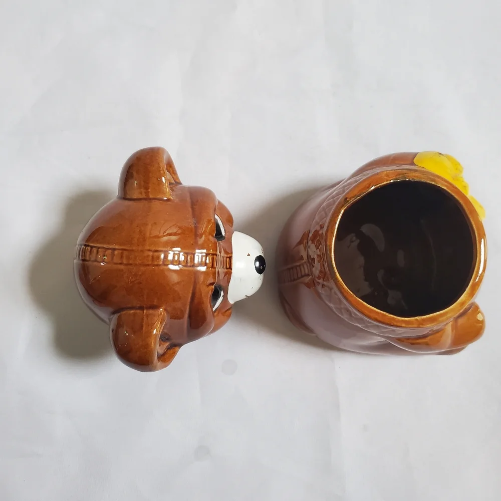 Vintage Teddy Bear Honey Jar